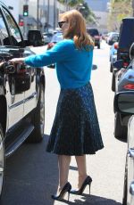 JESSICA CHASTAIN Out Shopping in Beverly Hills 03/30/2017