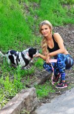 JOANNA KRUPA Walks Her Dog Outt in Los Angeles 03/14/2017