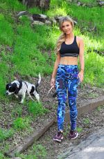 JOANNA KRUPA Walks Her Dog Outt in Los Angeles 03/14/2017