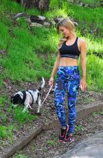 JOANNA KRUPA Walks Her Dog Outt in Los Angeles 03/14/2017
