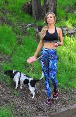 JOANNA KRUPA Walks Her Dog Outt in Los Angeles 03/14/2017