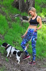 JOANNA KRUPA Walks Her Dog Outt in Los Angeles 03/14/2017
