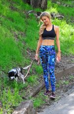 JOANNA KRUPA Walks Her Dog Outt in Los Angeles 03/14/2017