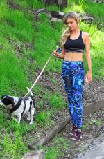 JOANNA KRUPA Walks Her Dog Outt in Los Angeles 03/14/2017