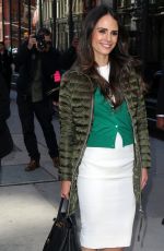 JORDANA BREWSTER Arrives at AOL Studio in New York 03/29/2017