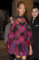 JOURDAN DUNN Leaves Her Hotel in Paris 03/04/2017
