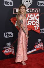 JULIA MICHAELS at 2017 iHeartRadio Music Awards in Los Angeles 03/05/2017