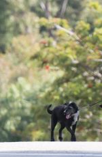 JULIA ROBERTS Walks Her Dogs Out in Malibu 03/07/2017