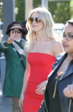 JULIANNE HOUGH Arrives at Universal Studios in Universal City 03/07/2017