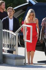 JULIANNE HOUGH Arrives at Universal Studios in Universal City 03/07/2017