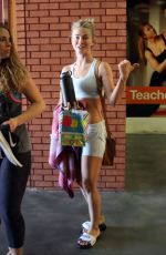 JULIANNE HOUGH at Core Power Yoga in Studio City 03/11/2017