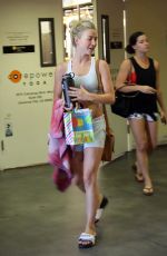 JULIANNE HOUGH at #MOVEinteractive Event at Core Power Yoga in Studio City 03/11/2017