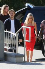 JULIANNE HOUGH on the Set of Extra in Hollywood 03/07/2017