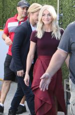 JULIANNE HOUGH on the Set of Extra in Hollywood 03/07/2017