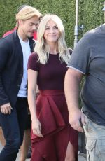 JULIANNE HOUGH on the Set of Extra in Hollywood 03/07/2017