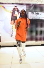 JUSTINE SKYE at Forever 21 Event in Glendale 03/24/2017