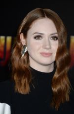 KAREN GILLAN at Jumanji: Welcome to the Jungle Photocall at Cinemacon in Las Vegas 03/27/2017
