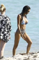 KARINA JELINEK in Bikini on the Beach in Miami 03/22/2017