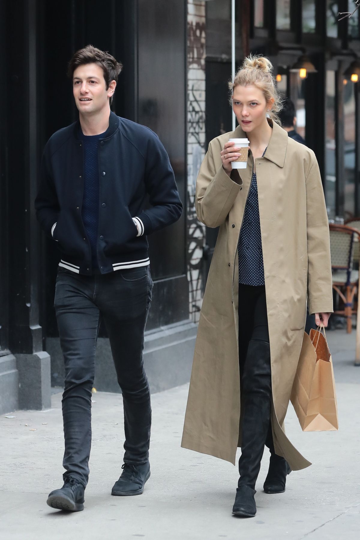 KARLIE KLOSS and Joshua Kushner Out Shopping in New York 03/26/2017 ...