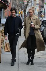 KARLIE KLOSS and Joshua Kushner Out Shopping in New York 03/26/2017