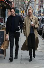KARLIE KLOSS and Joshua Kushner Out Shopping in New York 03/26/2017