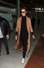KARLIE KLOSS Arrives at CDG Airport in Paris 03/01/2017