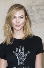 KARLIE KLOSS at Christian Dior Fashion Show in paris 03/03/2017