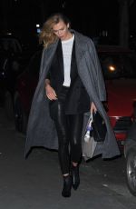 KARLIE KLOSS Leeaves Royal Monceau Hotel in Paris 03/02/2017