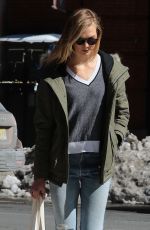 KARLIE KLOSS Out and About in New York 03/26/2017