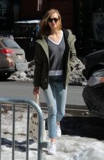KARLIE KLOSS Out and About in New York 03/26/2017