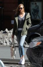 KARLIE KLOSS Out and About in New York 03/26/2017