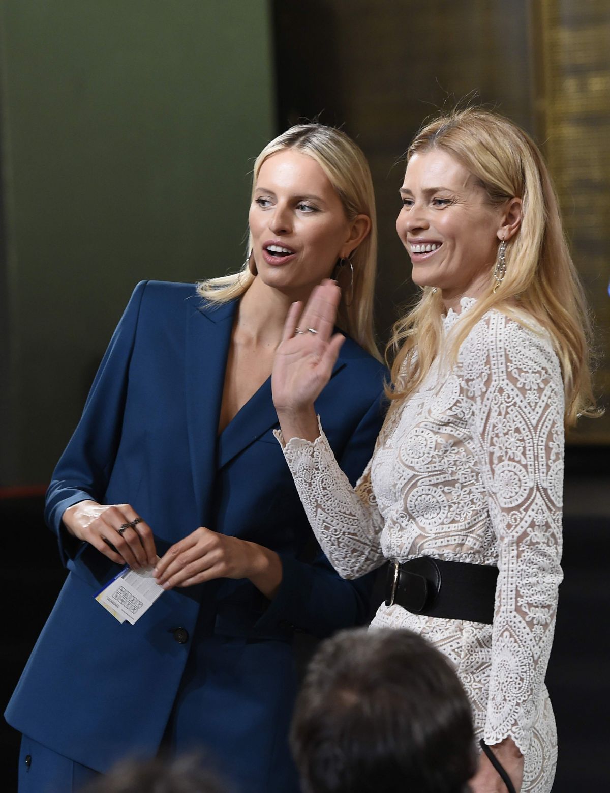 KAROLINA KURKOVA and DANIELA PESTOVA at Mercedes-Bbenz Prague Fashion Week 03/21/2017