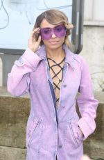 KAT GRAHAM Arrives at Veronique Leroy Fashion Show at Paris Fashion Week 03/04/2017