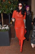 KAT VON D Leaves Westbury Hotel in Dublin 03/30/2017