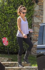 KATE BECKINSALE Leaves Her Home in Pacific Palisades 03/17/2017