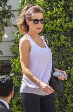 KATE BECKINSALE Leaves Her Home in Pacific Palisades 03/17/2017