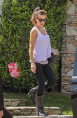 KATE BECKINSALE Leaves Her Home in Pacific Palisades 03/17/2017