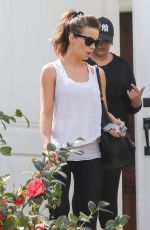 KATE BECKINSALE Leaves Her Home in Pacific Palisades 03/17/2017