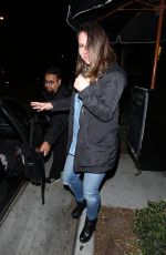 KATE DEL CASTILLO Leaves Gracias Madre in West Hollywood 03/20/2017