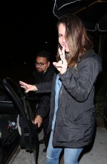 KATE DEL CASTILLO Leaves Gracias Madre in West Hollywood 03/20/2017