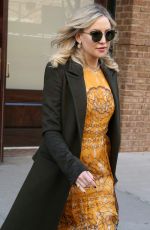 KATE HUDSON Leaves Greenwich Hotel in New York 03/30/2017