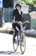 KATE HUDSON Out for a Bike Ride in Brentwood 03/01/2017