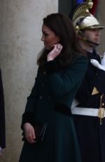 KATE MIDDLETON and Prince William at Elysee Palace in Paris 03/17/2017