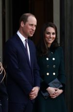 KATE MIDDLETON and Prince William at Elysee Palace in Paris 03/17/2017