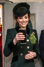 KATE MIDDLETON at Annual Irish Guards St Patrick