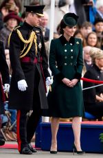 KATE MIDDLETON at Annual Irish Guards St Patrick