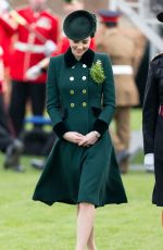 KATE MIDDLETON at Annual Irish Guards St Patrick