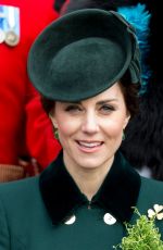 KATE MIDDLETON at Annual Irish Guards St Patrick
