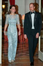 KATE MIDDLETON at Dinner at British Embassy in Paris 03/17/2017