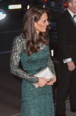 KATE MIDDLETON at Glittering Gala at National Portrait Gallery in London 03/28/2017